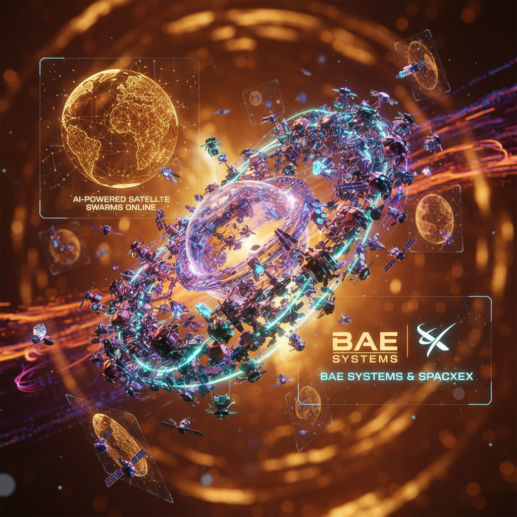 AI Swarms: BAE & SpaceX Ignite New Space Race for Earth AI