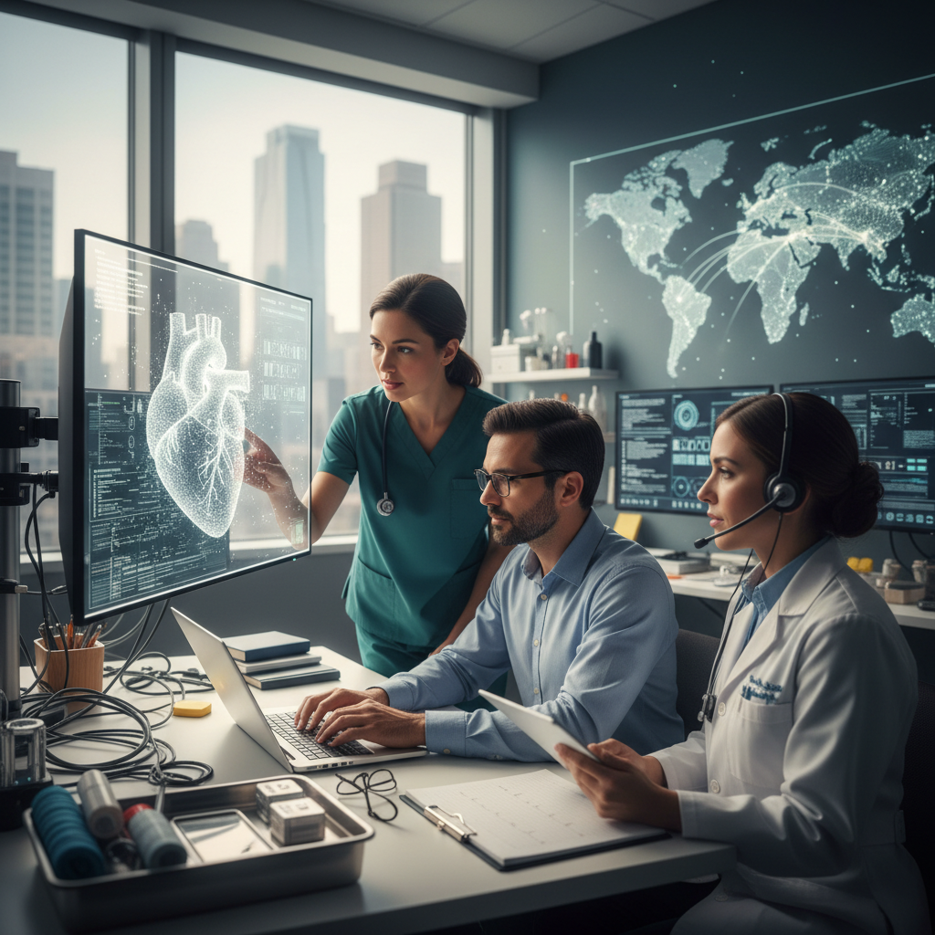 Holographic AI: Reshaping Global Surgery via Digital Twins
