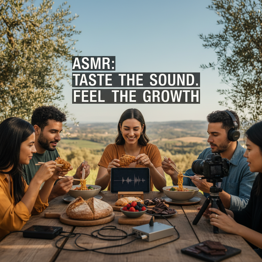 Sensory Ascent: ASMR's 300% Boost for Food Brands