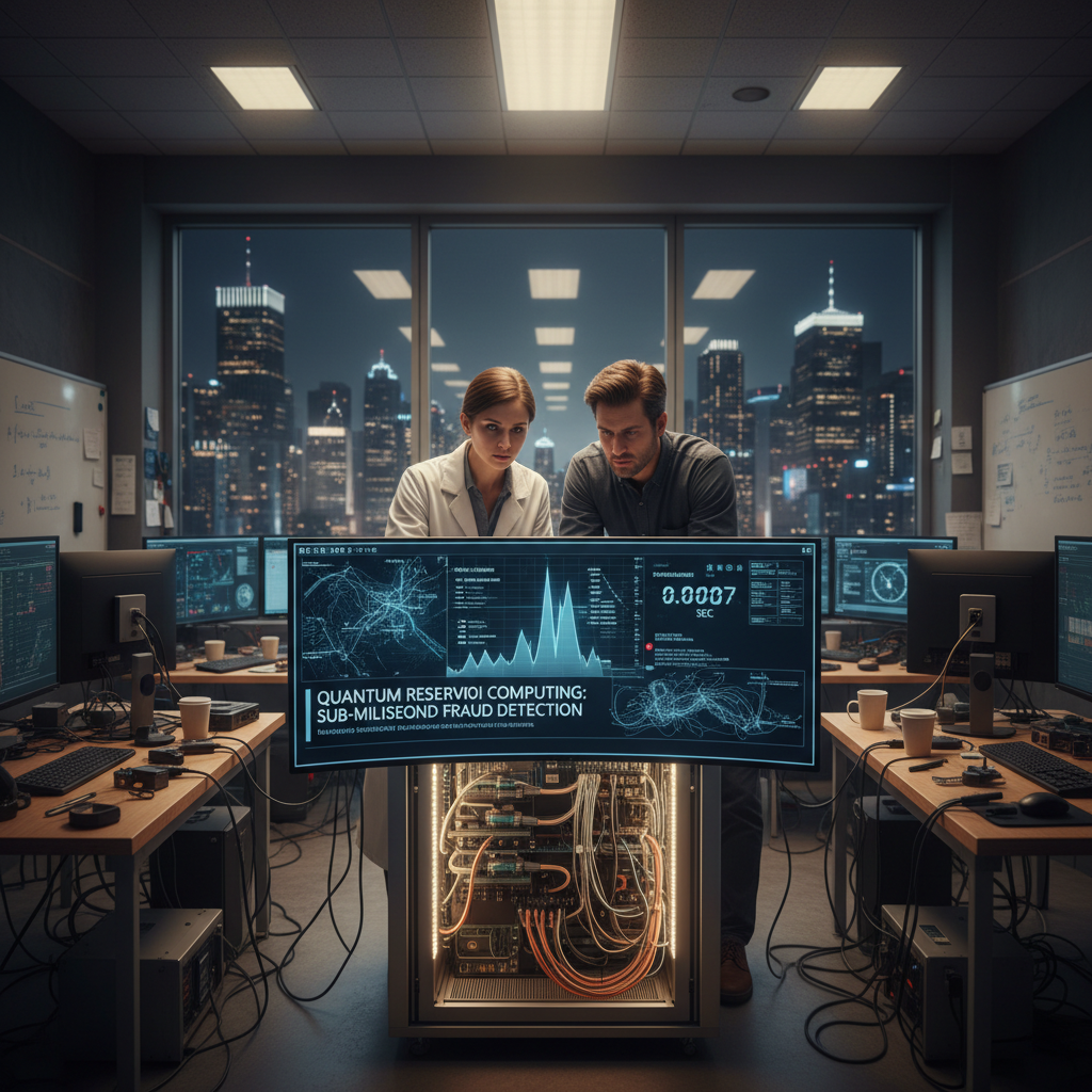 Quantum Reservoirs Disrupt Finance: Sub-Millisecond Fraud Defense